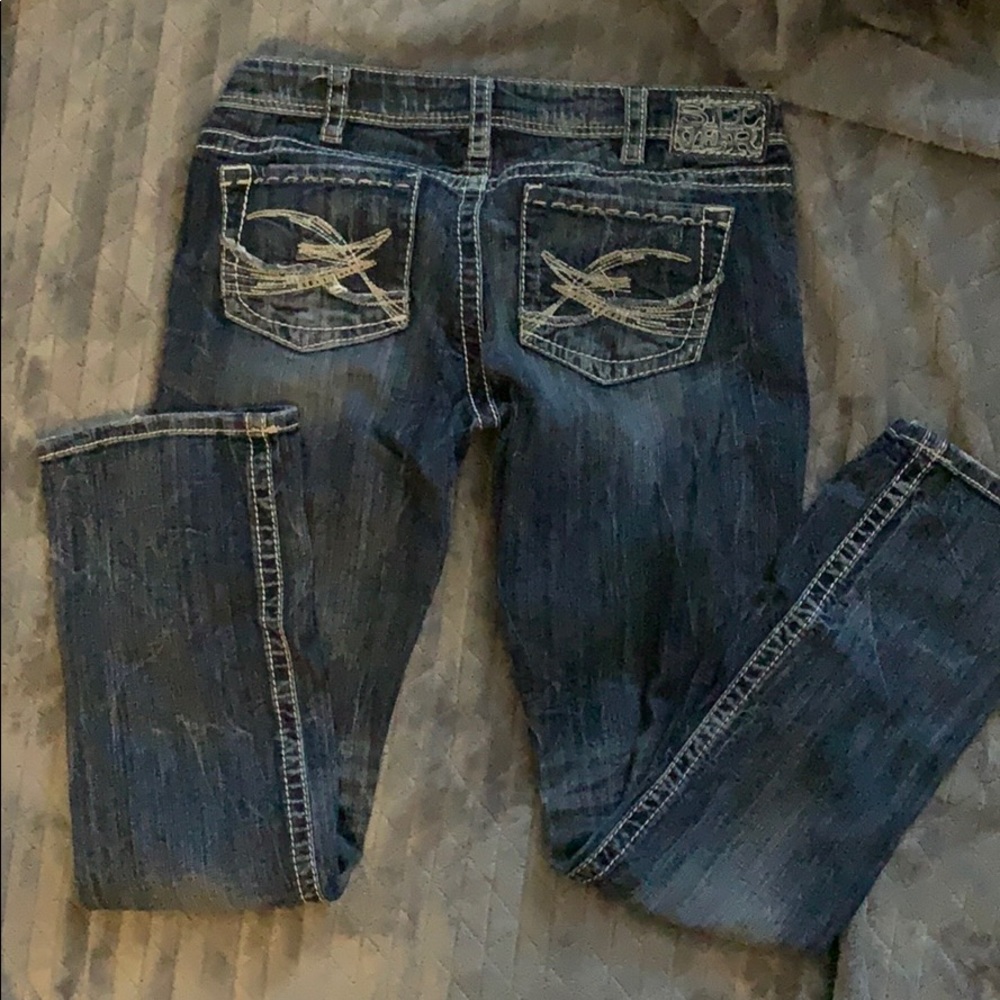 Silver jeans